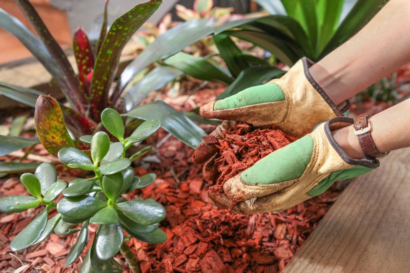 Cedar Mulch Installation in Ventura County, CA