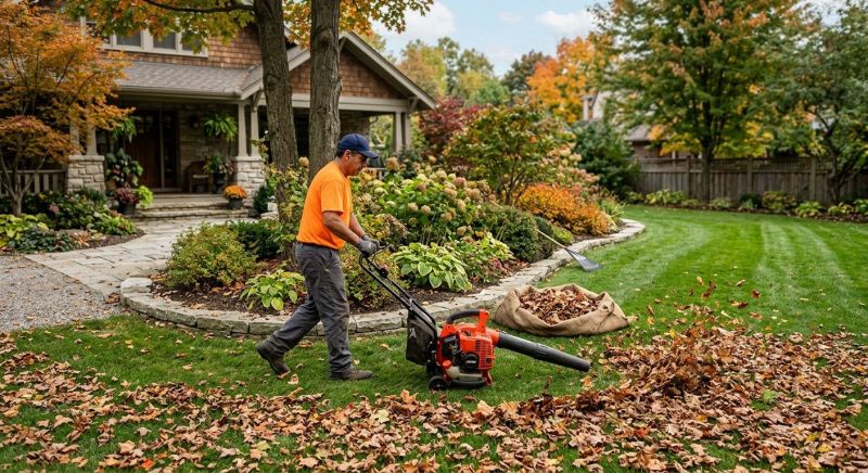 Fall Lawn Cleanup Service in Ventura County, CA