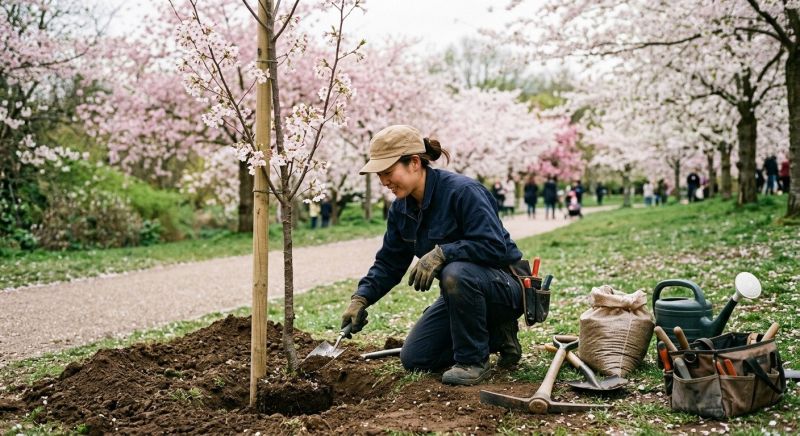 Japanese Maple Planting in Ventura County, CA